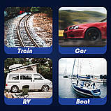 Тумблер-перемикач живлення 12В 20А з LED підсвіткою, червоний вимикач для авто та техніки, фото 10