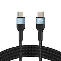 Кабель Type-C – Type-C 1м Pavareal Q33CTC PD 100Вт, швидка зарядка, в оплітці