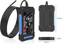 Професійний ендоскоп P40 з дисплеєм 4.3" 1 камера 5.5 мм 1.8 м підтримка MicroSD IP67