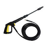 Шланг 10м 180бар для мийок високого тиску Karcher K2-K7 з адаптером, аксесуар, фото 4