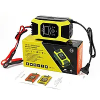 Зарядний пристрій для автомобільних акумуляторів 12В 7А FOXSUR FBC1207D смарт з дисплеєм