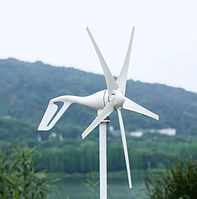 Вітроелектростанція SH-400s 400Вт 12В, вітрогенератор із контролером, 5 лопатей 1.3 м