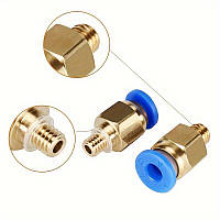 Конектор кріплення PTFE трубки PC4-01, фітинг Bowden E3D V5 V6 для 3D принтера