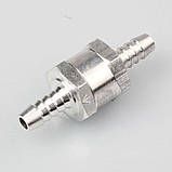 Зворотний клапан паливний алюмінієвий 6 мм для насоса бензину тиск 0.2–6 бар, фото 7