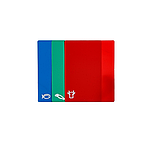 Набір кухонних розділювальних дощок 4шт гнучкі 33×27×0.25 см, кольорові, поліпропілен, фото 5