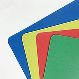 Набір кухонних розділювальних дощок 4шт гнучкі 33×27×0.25 см, кольорові, поліпропілен, фото 6