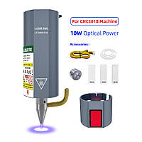 Потужний лазер з подачею повітря 80 Вт 450 нм для CNC3018 PRO, модуль LT-80W-F45, гравіювання різання