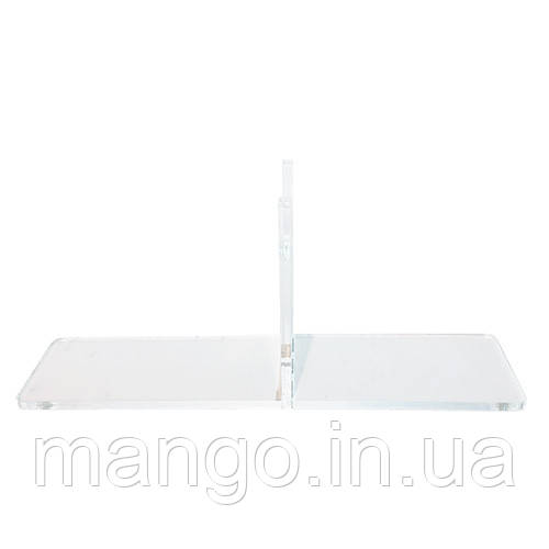 Підставка для клейового пістолета 60 Вт акрилова прозора підставка тримач для термопістолета 11 мм великий стенд, фото 1