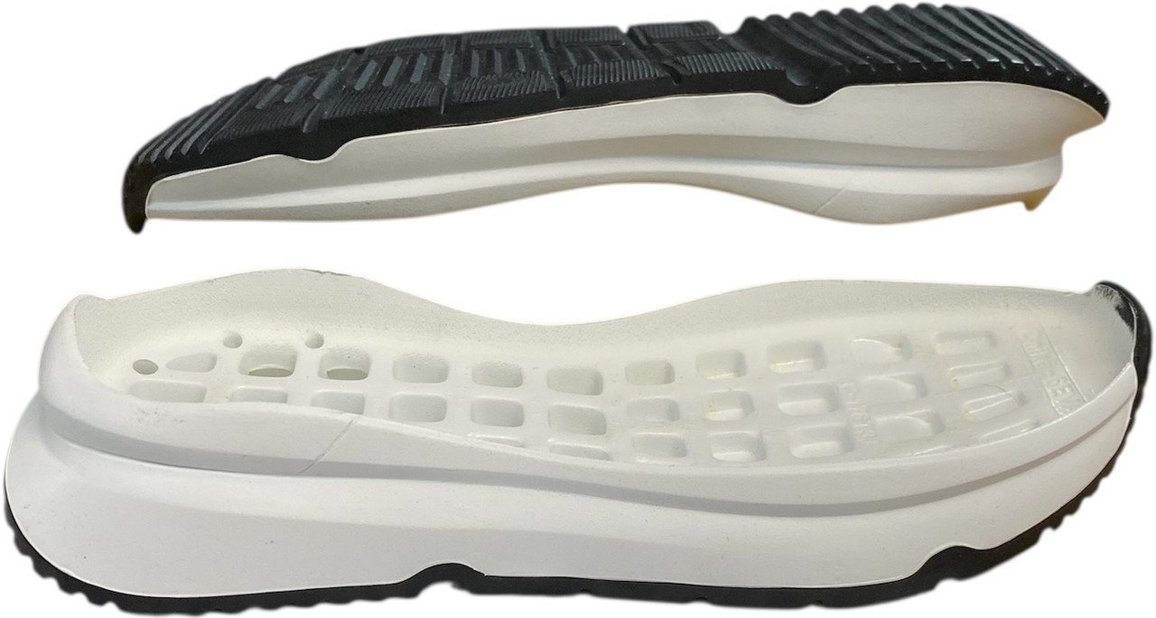 Підошва з EVA(ЕВА) матеріалу для жіночого взуття Оніка-6, розмір: 36-41, Біло-чорного кольору, фото 1