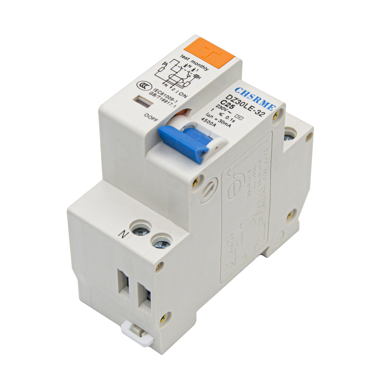 Диференціальний автоматичний вимикач (дифавтомат) DZ30LE-32 С25