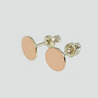 Срібні сережки-цвяшки