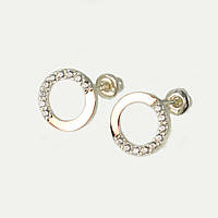 Срібні сережки-цвяшки