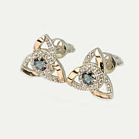 Сережки-цвяшки зі срібла