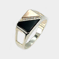 Срібна печатка з оніксом