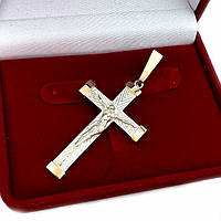 Срібний чоловічий хрест