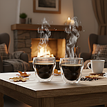 Набір склянок із подвійним дном Herisson 270 мл, 2 шт, фото 2