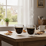 Набір склянок із подвійним дном Herisson 270 мл, 2 шт, фото 9