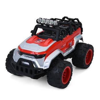 Джип на радіокеруванні (2,4G, 25см, 1:16, світло, акум, USB-зарядне, гумові колеса, корпус що не б'ється, 2 кольори) 36815