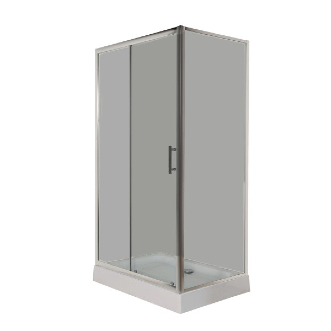 Душова кабіна INSANA Fiona Grey 110x80x205 мілкий піддон, фото 1