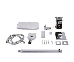 Душова система Gemini прихованого монтажу Chrome, фото 3