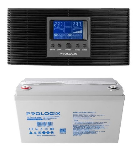 Комплект резервного живлення Prologix 1200 (PLP1200XL) з АКБ Gel 12V/100Ah
