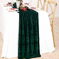 Доріжка-ранер оксамитова Leeseph 300 см зелена