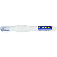 Коректор-ручка 10 мл, спиртова основа, металевий наконечник BUROMAX