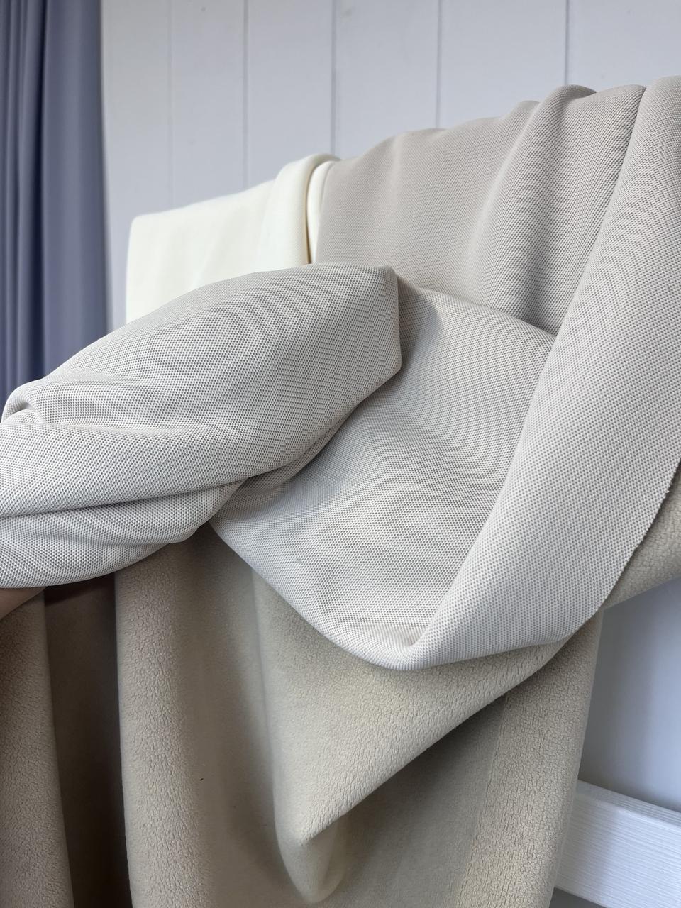 Оксфорд на флісі Пісок, фото 1