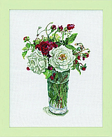Набір для вишивання хрестиком Cosmo Троянда та лісова суниця 552101