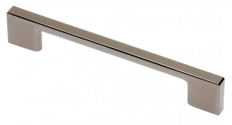 Ручка GTV UZ-819 128 мм Чорний хром, фото 1