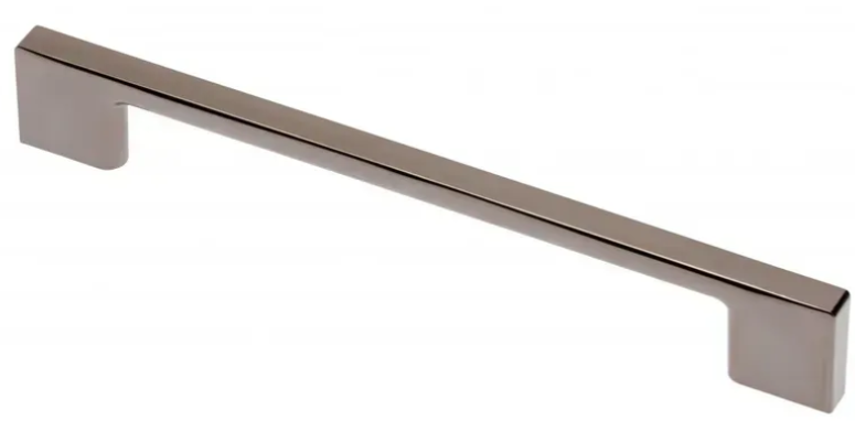 Ручка GTV UZ-819 160 мм Чорний хром, фото 1