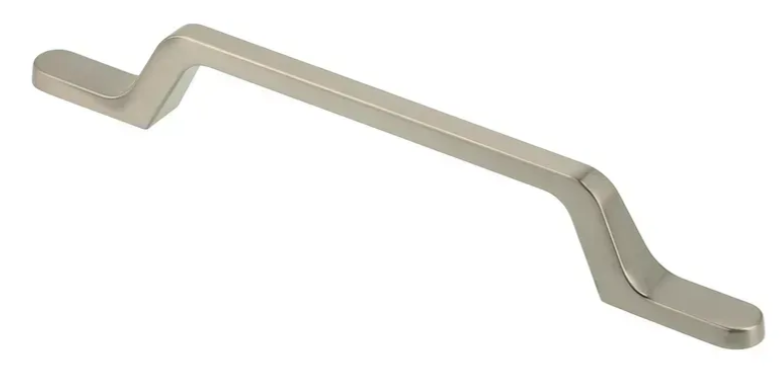 Ручка GTV FLAVIO 96 мм Шліфована сталь, фото 1