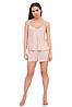 Піжама шовкова з шортами та майкою на бретелі Martelle Lingerie 306, фото 2