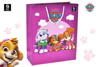 Пакет паперовий M QB004-104 "Щенячий Патруль: Команда дівчат" р.27x33x11 см qbee