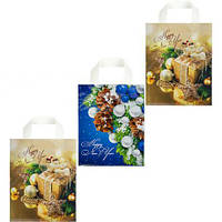 Від 50 шт. Пакет ламінований новорічний "Петля" малий купити дешево оптом в інтернет-магазині