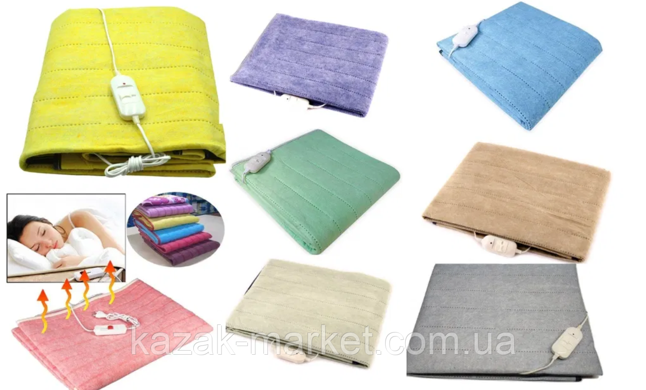 Простирадло з підігрівом і регулятором Електричні простирадла з підігрівом Простирадло з підігрівом Простирадло електропростирадло, фото 1