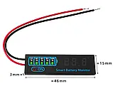 Універсальний індикатор заряду 7-55 В 3S-14S для літійійійійних літій залізофосфатних і кислотних акумуляторів, фото 4