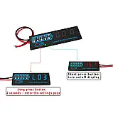 Універсальний індикатор заряду 7-55 В 3S-14S для літійійійійних літій залізофосфатних і кислотних акумуляторів, фото 8