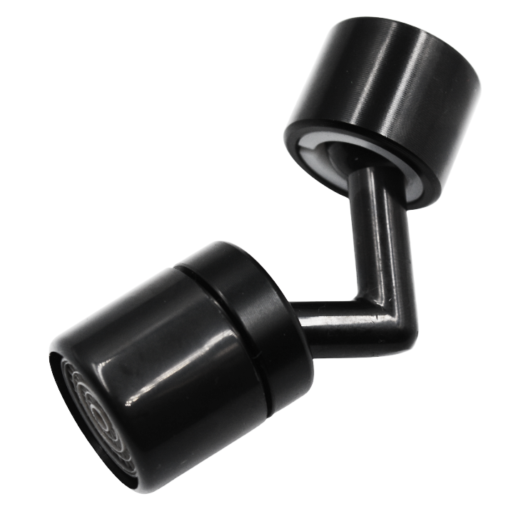 Насадка на кран аератор для змішувача Ango М22 внутрішнє різьблення 1 режим поворотний з перехідником М24, фото 1