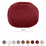 Lana Gatto артикул Babyalpaca 70, колір 9472 червоне вино, 50 грамів, фото 2