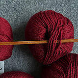 Lana Gatto артикул Babyalpaca 70, колір 9472 червоне вино, 50 грамів, фото 4