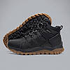 Зимові чоловічі шкіряні черевики, кросівки чорні утеплені з натуральної шкіри на хутрі на зиму для чоловіків, розмір 40-45, фото 5