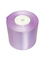 Стрічка атласна 75 мм бузкова