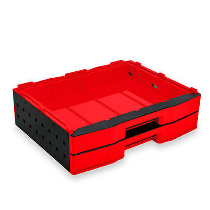 Висувний ящик двосекційний модульний для TBCE0202 TEAK4601 TOPTUL, фото 1