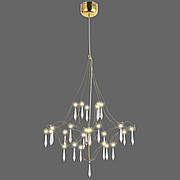 Люстра золота "CRYSTAL" арт-деко (918-L981 (600) GD)