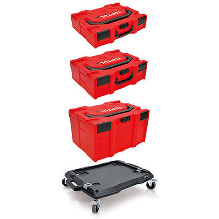 Ящик для інструменту модульний 456x372x262мм (пластик) TBBE0702 TOPTUL, фото 2