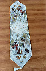 Новорічна доріжка ранер на стіл 35×145 см