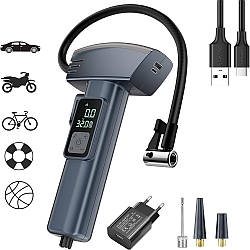 Портативний компресор для авто 7В, 150psi, SW-201 / Компресор повітряний / Портативний насос