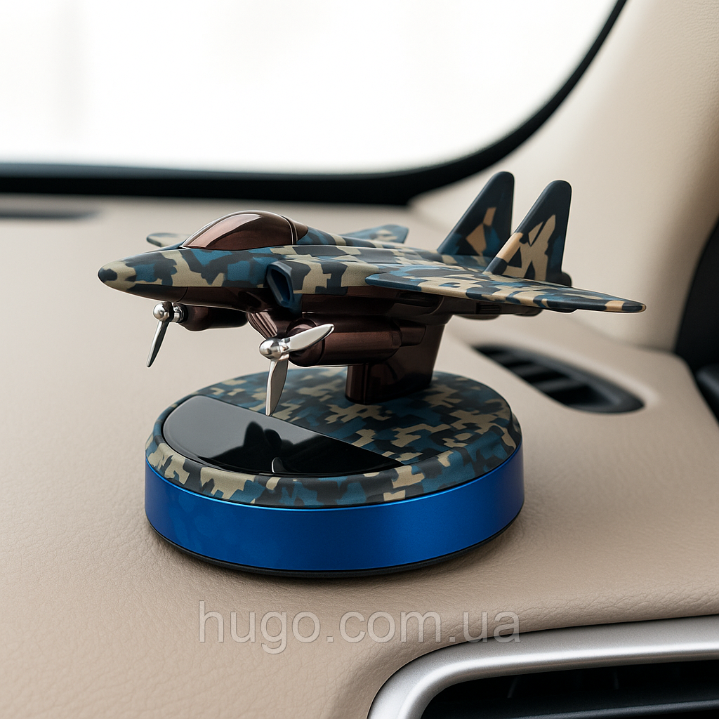 Сонячний ароматизатор для авто "Винищувач" / Освіжувач повітря в машину / Ароматизатор в авто, фото 1