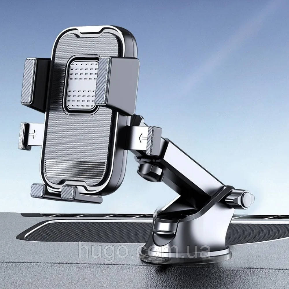 Тримач для смартфона в авто, на присосці / Тримач для телефону в машину / Автотримач, фото 1